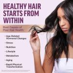 FORCE FACTOR Hair Growth Accelerator Soft Chews, Lustriva & Biotin to Promote Thicker, Stronger, Fuller Hair, Hair Growth Vitamins for Women, Clinically Studied, Mixed Berry, 60 Soft Chews