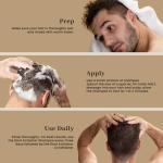 Superior Mane Hair Growth Shampoo for Men (250ml) Activating Follicles & Roots for Thicker & Fuller Hair | Cleanse, and Hydrate Scalp | Root Activator | Regrowth Shampoo for Men