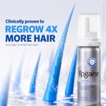 Rogaine Men’s 5% Minoxidil Foam Hair Regrowth Treatment, FDA Approved Brand, Proven to Improve Hair Regrowth, Extra Strength Minoxidil Foam, Unscented Aerosol, 4 Month Supply (4 x 2.11 oz Cans)