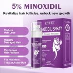 5% Minoxidil Spray for Women-4 PCS ，monoxide for men hair Infused with Biotin, hers hair regrowth treatment, Supports Thicker and Fuller Hair & Beard (13oz, 7 Month Supply)