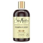 SheaMoisture Strengthen and Restore Shampoo 100% Pure Jamaican Black Castor Oil for Damaged Hair To Cleanse and Nourish Hair 13 oz