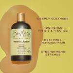 SheaMoisture Strengthen and Restore Shampoo 100% Pure Jamaican Black Castor Oil for Damaged Hair To Cleanse and Nourish Hair 13 oz