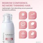 Zephta H-Regrow Hair Growth Spray – With Rice Water, Biotin, Aloe Vera, Caffeine, and Ginger – Hair Growth Product for Men and Women – For Thinning Scalp
