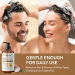 Biotin Hair Growth Shampoo for Thinning Hair in Adults 30+ – Strengthening Formula with Biotin & Rosemary – Reduces Shedding, Supports Fuller, Stronger Hair – Sulfate-Free, 16.9 fl oz