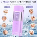 Xsoul Laser Hair Removal with Sapphire 5℃ Ice Cooling, Painless & Permanent IPL Laser Hair Device for Women Men, 2 Modes, 5 Levels, 999,999 Flashes, at Home Hair Remover for Bikini, Armpit & Face