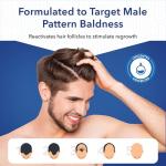 Hair Regen Liquid Minoxidil Men 5% Percent - Extra Strength Advanced Topical Solution for Regrowth Serum Drops - Clinically Proven Growth Treatment for Hims Hair Loss 1 Pack as 1 Month Supply Kit