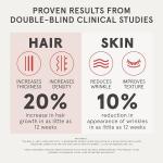 iRestore Advanced Hair Growth Supplement for Women with Lustriva, Hair Vitamins for Faster Hair Regrowth, Best for Hair Loss and Thinning, 1 Month Supply - 1 Count (Pack of 1) - Black