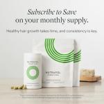 Nutrafol Women's Hair Growth Supplements, for Women 18-44 Years Old, Clinically Tested for Visibly Thicker, Stronger Hair, 100% Vegan Ingredients, Dermatologist Recommended - 1 Month Supply, 1 Pouch