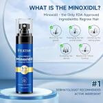 5% Minoxidil for Men and Women Hair Growth, Minoxidil Spray For Beard Growth Serum, Combat Hair Thinning and Loss, Strengthen Regrowth Treatment 3.38 Fl Oz