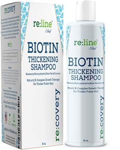 Biotin Shampoo for Hair Growth - Thickening Shampoo for Hair Loss All Natural for Thinning Hair - Rosemary Aloe Vera Coconut - for Women Men - Sulfate Free Paraben Free - Safe for Color Treated Hair