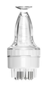 Scalp Massager Comb and Minoxidil Applicator Bottle for Hair Growth, Follicle Care and Thinning Hair Loss Treatment (White)