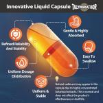 DHT Blocker for Men with Saw Palmetto & Biotin, Hair Growth Formula in Liquid-Filled Capsules, Hair Loss Supplements, Hair Regrowth Vitamins, Proprietary Herbal Blends - 90 Capsules(1 Bottle)