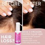 2% Minoxidil for Women Hair Regrowth Spray– Minoxidil Thicker & Fuller Topical Solution for Hair Loss Treatment, Follicle Reactivation - 60 ml (Pack of 2)