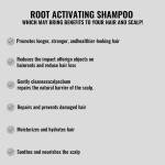 Root Activator Hair Loss Thickening Shampoo for Hair Regrowth, Unisex, Natural Formula for Men and Women（1 PCS）