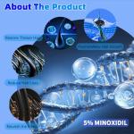 Men's 5% Minoxidil Serum for Hair Regrowth, Topical Hair Loss Treatment for Men to Regrow Fuller, Thicker Hair, Unscented Minoxidil Topical Aerosol