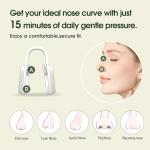 Baifuduo Nose Shaper Up Lifting Clip,Intelligent Nose Shaper for Wide Noses,Pain Free Nose Slimmer Device High Up Tool