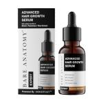 Bare Anatomy Advanced Hair Growth Serum| 3% Redensyl - 2x Better Results than Minoxidil | + 4% Anagain + 3% Baicapil | Rosemary, Biotin | Hair growth & Hair fall control serum for Women & Men | 30mL