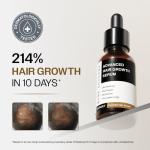 Bare Anatomy Advanced Hair Growth Serum| 3% Redensyl - 2x Better Results than Minoxidil | + 4% Anagain + 3% Baicapil | Rosemary, Biotin | Hair growth & Hair fall control serum for Women & Men | 30mL