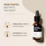 Bare Anatomy Advanced Hair Growth Serum| 3% Redensyl - 2x Better Results than Minoxidil | + 4% Anagain + 3% Baicapil | Rosemary, Biotin | Hair growth & Hair fall control serum for Women & Men | 30mL