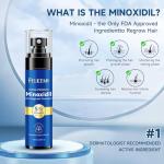 5% Minoxidil for Men and Women Hair Growth, Minoxidil Spray For Beard Growth Serum, Combat Hair Thinning and Loss, Strengthen Regrowth Treatment 3.38 Fl Oz