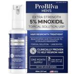 ProBliva 5% Minoxidil for Men Spray: Extra Strength 5% Minoxidil Topical Hair Growth Treatment - Clinically Proven Solution for Hair Loss & Thinning - Made in USA (2 Fl Oz (Pack of 1))