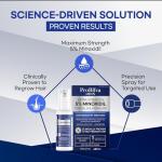 ProBliva 5% Minoxidil for Men Spray: Extra Strength 5% Minoxidil Topical Hair Growth Treatment - Clinically Proven Solution for Hair Loss & Thinning - Made in USA (2 Fl Oz (Pack of 1))