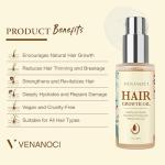 Hair Growth Oil with Rosemary & Biotin: Natural Hair Regrowth Serum for Women & Men – Anti Hair Loss & Thinning Treatment – Promotes Thicker, Fuller, Stronger, Healthier Hair – All Hair Types