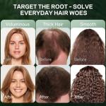 AMOADO Rosemary & Hydrolyzed Keratin Hair Growth Shampoo, Organic Natural Shampoo for Thinning hair & Hair Loss with Biotin Mint Ginger Tea Tree, Paraben and Sulfate Free 10.15 fl. oz