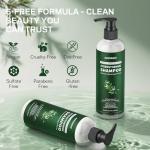 AMOADO Rosemary & Hydrolyzed Keratin Hair Growth Shampoo, Organic Natural Shampoo for Thinning hair & Hair Loss with Biotin Mint Ginger Tea Tree, Paraben and Sulfate Free 10.15 fl. oz