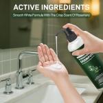 AMOADO Rosemary & Hydrolyzed Keratin Hair Growth Shampoo, Organic Natural Shampoo for Thinning hair & Hair Loss with Biotin Mint Ginger Tea Tree, Paraben and Sulfate Free 10.15 fl. oz