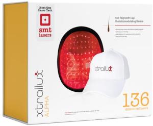 Xtrallux Hair Regrowth Cap | Laser Hair Growth Hat 136 Lasers, 6 Minute Treatment, FDA Cleared, Drug-Free, Flexible Fitting, Laser Hat For Hair Growth Red Light For Hair Loss Hair Regrowth Laser Cap