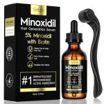 5% Minoxidil Hair Growth Oil for Men & Women - Extra Strength Regrowth Serum, Topical Hair Loss Treatment Serum, Thicker, Healthier Hair & Beard Growth Kit, 2.11 fl.oz