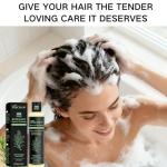 Organic Rosemary Hair Growth Shampoo for Thinning Hair & Hair Loss - Thickening & Strengthening Formula with Hydrolyzed Keratin for Men & Women (3-Pcs)