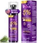 5% Minoxidil for Men and Women Hair Growth Products, Biotin Serum with Rosemary for Hair Regrowth Treatment, Minoxidil Spray Extra Strength Hair Loss Solution, Clinically Proven to Regrow Thicker