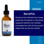 Hair Aura Topical Melatonin for Hair Loss | Hair Loss Fighting Formula with Melatonin, Biotin & Ginkgo Biloba | Paraben and Gluten Free | For Men and Women | 2oz
