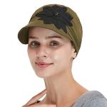 Bamboo Fashion Hat for Woman Daily Use with Brim Visor, Hats for Cancer Chemo Patients Women (Green Olive)