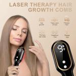Laser Hair Growth Comb, Hair Growth Device, promote hair growth in women and men, Black