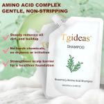 Tgideas Rosemary Biotin Amino Acid Shampoo, Hair Growth Shampoo for Women and Men, Thinning Hair Loss Natural 8.45 fl oz, Two-Pieces