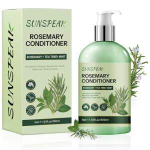 Rosemary Conditioner for Hair Growth: Thickening Moisturizing Conditioner for Men & Women with Mint Tea Tree Oil Biotin - Strengthening Formula for Anti-Hair Loss & Thinning Hair & Frizz-Control