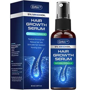 5% Minoxidil Spray for Women and Men Hair Growth: Minoxidil for Women Hair Growth - Minoxidil for Men - Extra Strength Hair Regrowth Treatment - Hair Growth Serum for Faster Stronger Thicker - 60ML