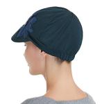 Bamboo Fashion Hat for Woman Daily Use with Brim Visor, Hats for Cancer Chemo Patients Women (Teal Dark)