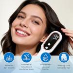 Hair Growth Comb - Blue & Red Light Hair Growth Device for Men & Women - Add Your Favorite Serum/Oil, Easy to Use, Compact & Portable