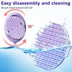 DYUHOOAO Electric Hair Growth brush - Care Comb for Dandruff Removal - Built-in Anion Device - Scalp Massager Hair Follicle Stimulation Tool - Gifts for Men and Women to Relax Head Stress