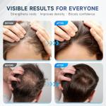 OVEXLIO Hair Growth Shampoo with Biotin and Rosemary, Routine Shampoo for Hair Loss and Thinning, Natural Thickening Formula with Argan Oil, Tea Tree Oil and Caffeine, Sulfate Free, 11.84 fl oz