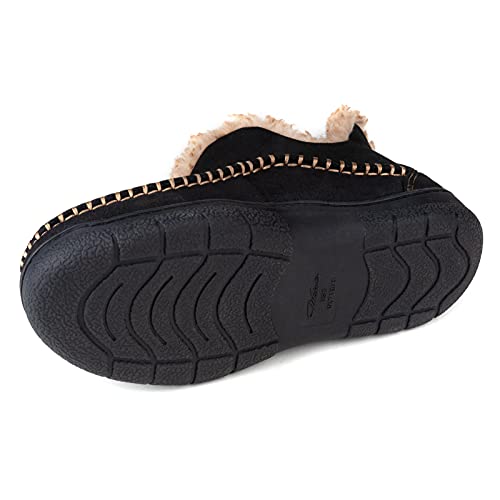 Cozy Men's Microsuede Fleece Lined Moccasin Slippers