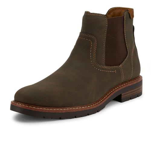 Dockers Men's Ransome Dark Brown Chelsea Boots