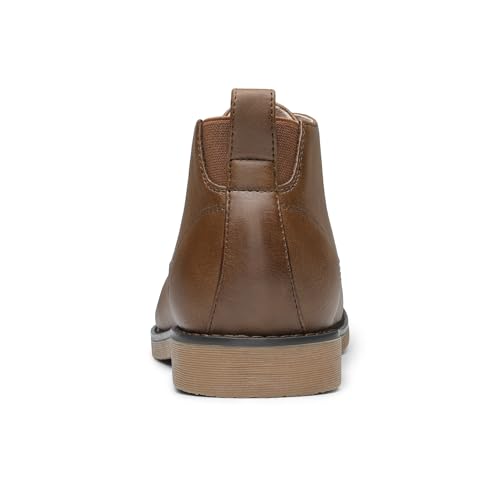 Bruno Marc Men's Brown Chukka Dress Boots, Size 13
