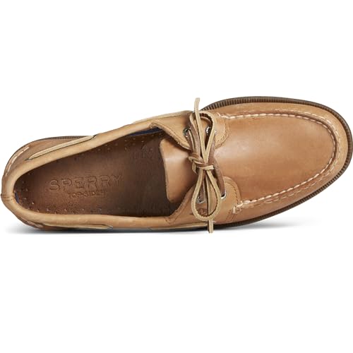 Sperry Men's 2-Eye Boat Shoe, Sahara, Size 11