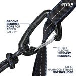 ENO SingleNest Hammock - Lightweight, 1 Person Portable Hammock - for Camping, Hiking, Backpacking, Travel, a Festival, or The Beach - Grey/Chartreuse