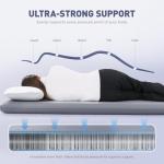 Elegear FiberAir Camping Sleeping Pad, 4’’ Ultra-Thick & 1100lb Ultra-Support Camping Air Mattress with Multi-Function Electric Pump, Durable Sleeping Pad for Camping/Hiking/Tent/Home